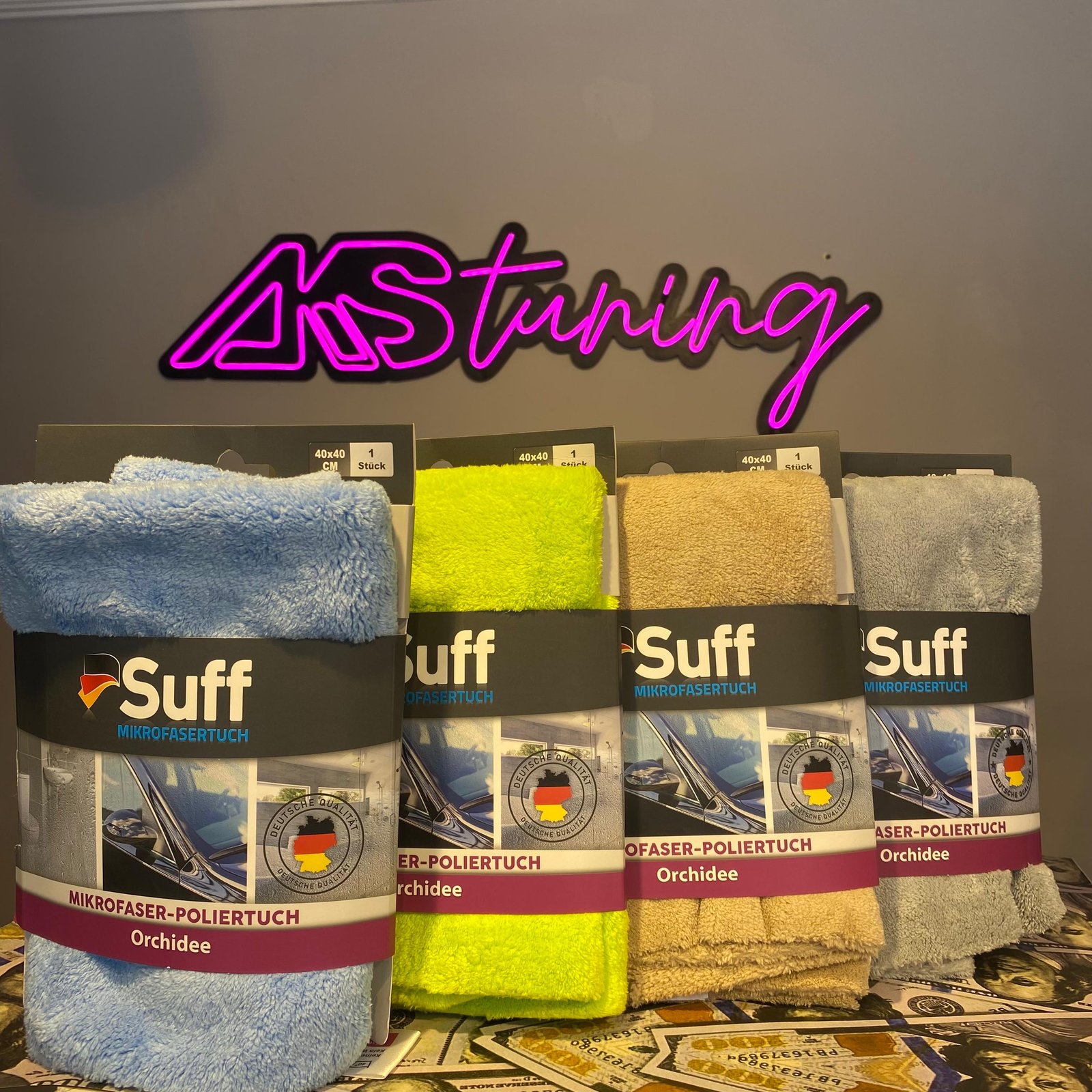 Suff Kadife Mikrofiber Detay Bez