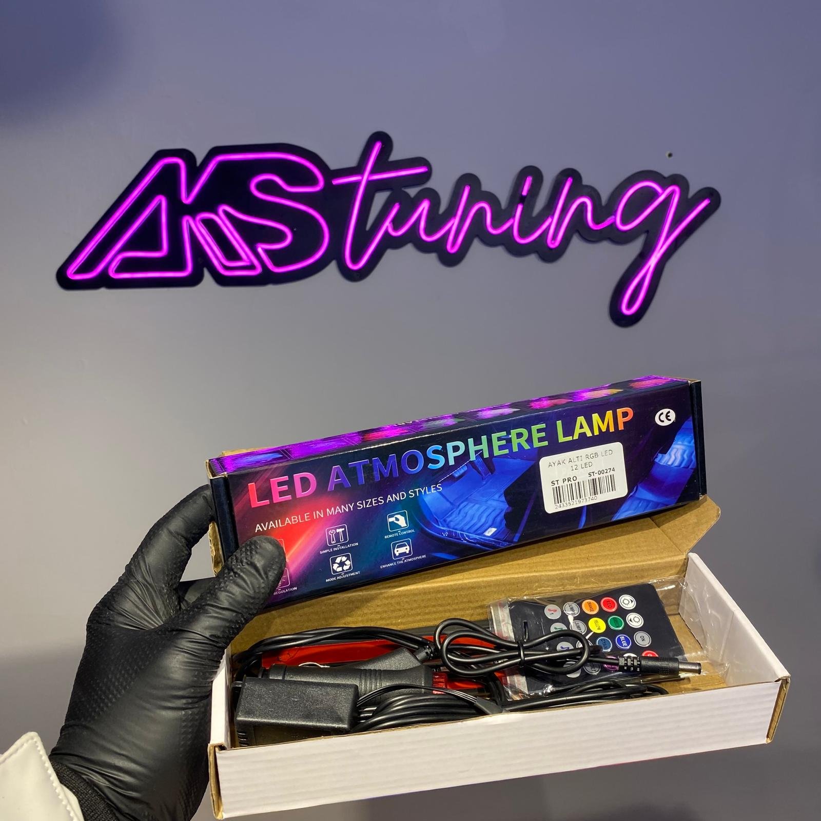 Çakmaklık RGB Ayak Altı Kumandalı